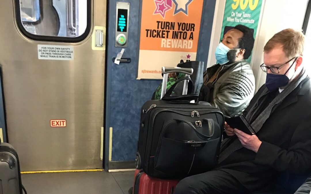 NJ Transit riders petition for a mask-only car after federal mandate overturned.