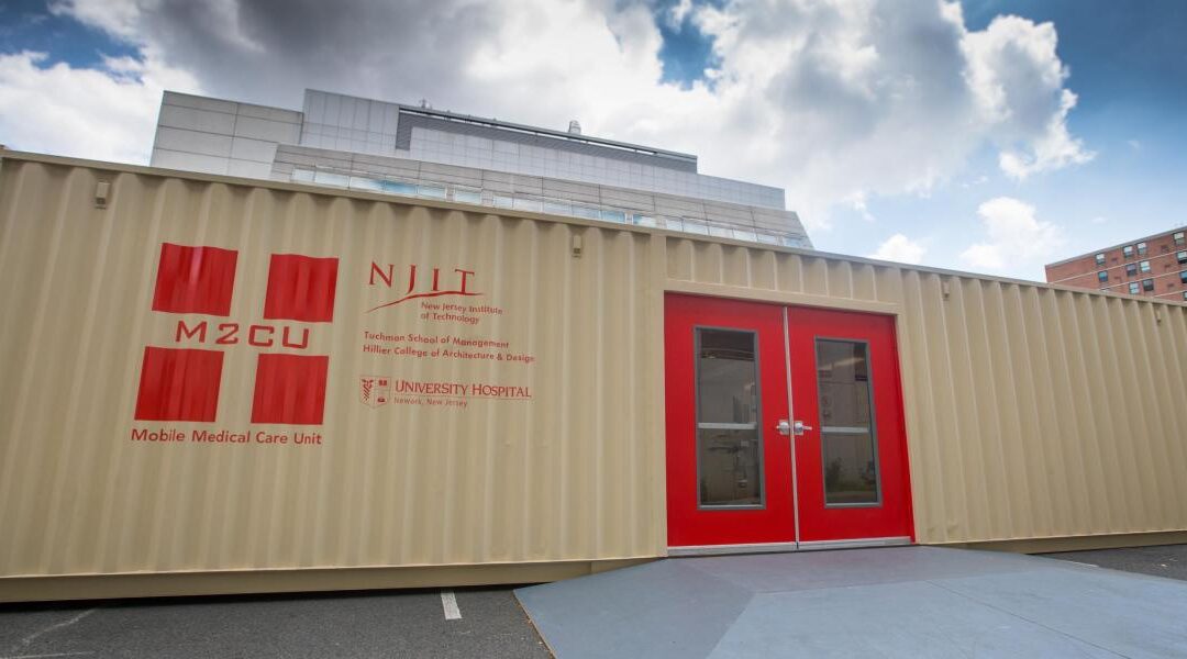 NJIT-Designed Mobile Medical Unit Deployed In Queens to Tackle Rising COVID Cases.