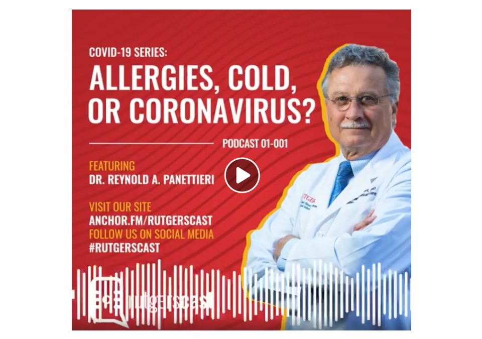 Dr. Panettieri helps break down the differences and similarities between allergies, colds, and coronavirus.